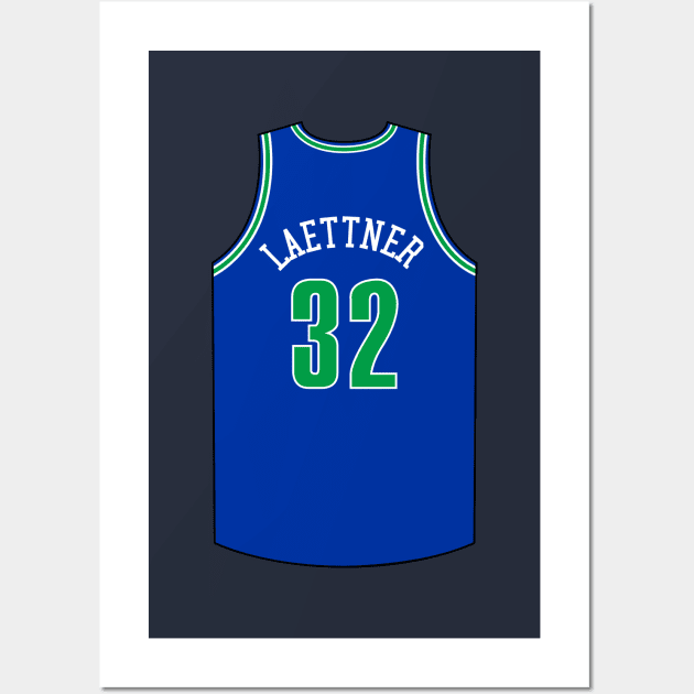 Christian Laettner Minnesota Jersey Qiangy Wall Art by qiangdade